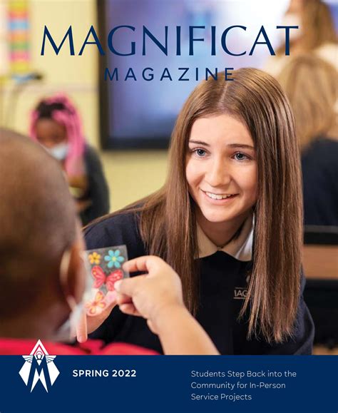 Magnificat Magazine Spring 2022 By Magnificat High School Issuu