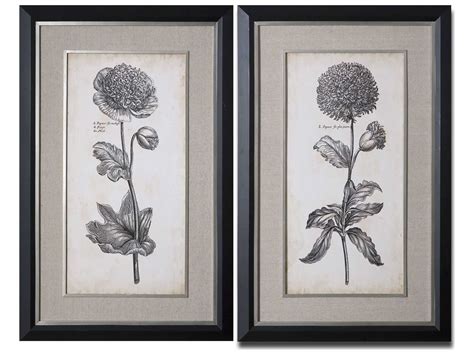 The art dazzling floral art, made by uttermost, is brought to you by del sol furniture. Uttermost Singular Beauty Floral Wall Art (2 Piece Set ...