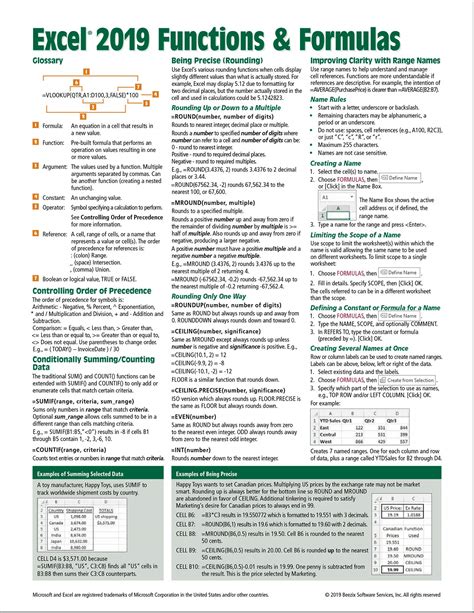 Advanced Excel Functions Cheat Sheet My XXX Hot Girl