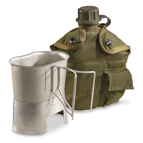 Military Surplus Piece Canteen Cup Cover And Stove New 716738