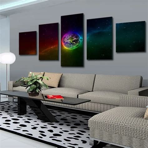 New Arrived 5 Panel Wall Canvas Art Paintings Modular Pictures Of