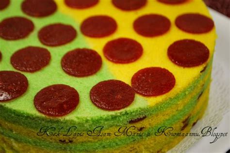 Cara menbuat kek pandan layer sukat guna cawan saja gebu sedap dan mudah. Arah: Kek Lapis Asam Manis