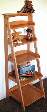 How To Build Ladder Shelf Pictures