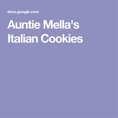 These classic italian anise cookies are tender, easy, and covered in a glaze with sprinkles. Auntie Mella's Italian Cookies | Italian cookies, Anise cookies, Italian christmas cookies