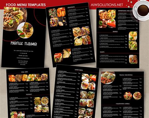 Food Menu Template Id26 Indesign Templates ~ Creative Market