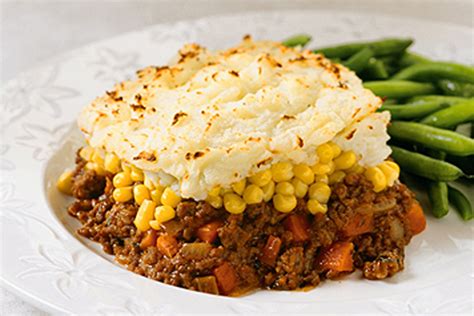 A ground meat pie topped off with mashed potatoes. Classic Simple Shepherd's Pie Recipe - Kraft Canada