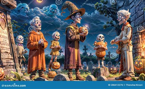 Exploring Ghostly Whispers Amid the Jack-o -Lantern Glow in the Haunted