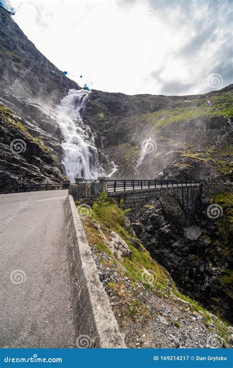 Trollstigen Norway June 2019 Famous Norwegian Mountains Road