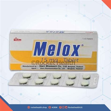 meloxicam 15mg melox tablets 10 s rocket health