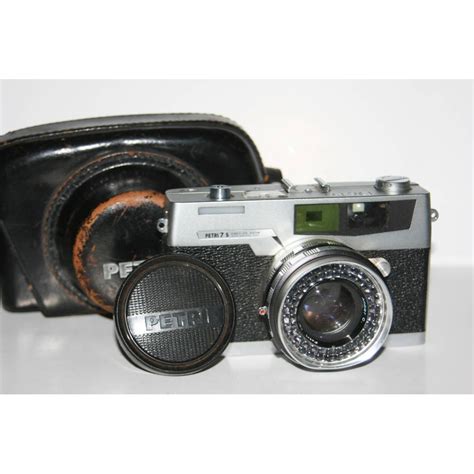 Petri 7s Rangefinder 35mm Film Camera With Case For Parts Oxfam Gb