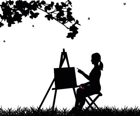 Painter Artist Illustrations Royalty Free Vector Graphics And Clip Art