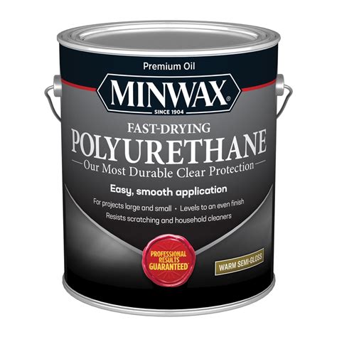 Minwax 128 Fl Oz Semi Gloss Oil Based Polyurethane At