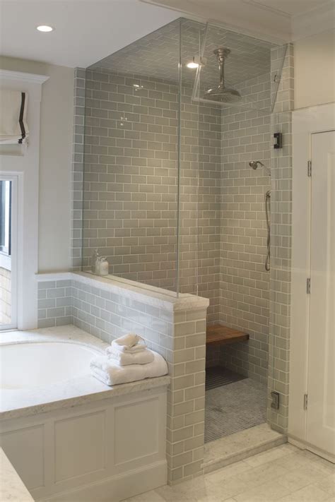 Wood accent bathtub from lepsiebyvanie. Bathroom: Tiled Shower Ideas You Can Install For Your ...