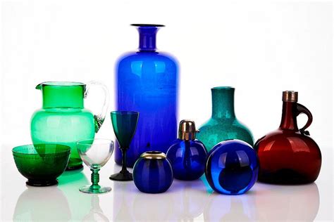 Colorful Glassware Collection From The Webb Estate Paperweights And Dumps Precious Objects