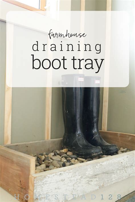 Maybe you would like to learn more about one of these? Draining Boot Tray DIY For The Farmhouse Mudroom