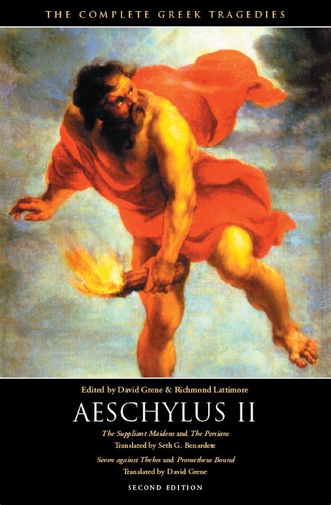 The Complete Greek Tragedies Aeschylus Ii 9780226307947 Aeschylus