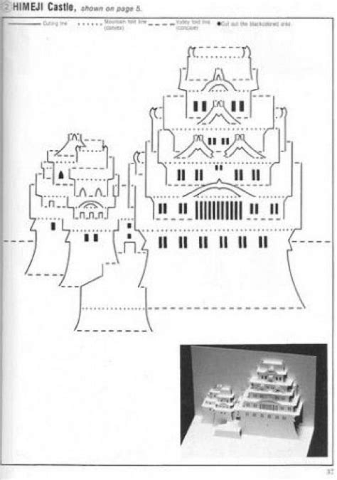 Kirigami Architecture Papercrafts Paper Crafts Plantillas