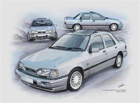 Three Different Cars Are Shown In This Drawing