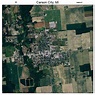 Aerial Photography Map of Carson City, MI Michigan