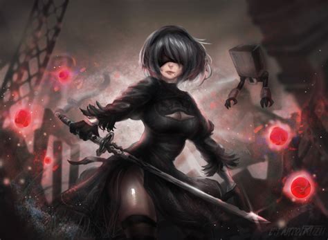 2b Nier Fanart 4k Hd Games 4k Wallpapers Images Backgrounds Photos And Pictures
