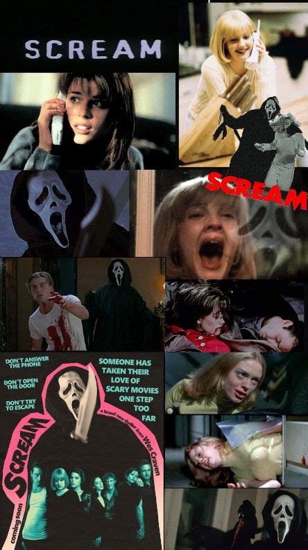 Scream 1996 Movie Collage Wallpaper In 2020 With Images