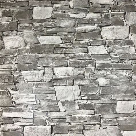 Our faux brick wallpaper includes many popular styles in a variety of color schemes including weathered rustic, english countryside, southwestern adobe or plastered stucco. Wallpaper wallcovering textured roll grey Beige modern ...