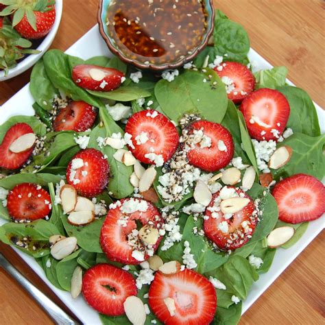 Thyme, shallots, dried cranberries, balsamic vinegar, garlic and 5 more. Strawberry Spinach Salad - Sweet Pea's Kitchen