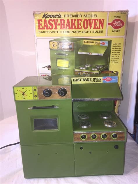 Vintage Betty Crocker Easy Bake Oven By Kenner Green In Box Toy