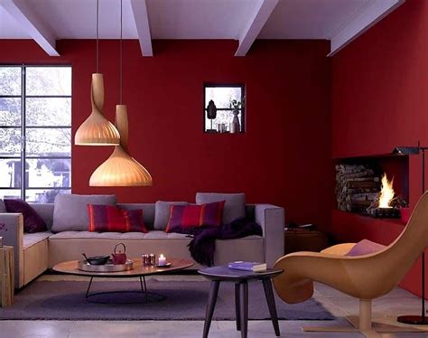 Burgundy Walls Make A Bold Statement Burgundy Living Room Living