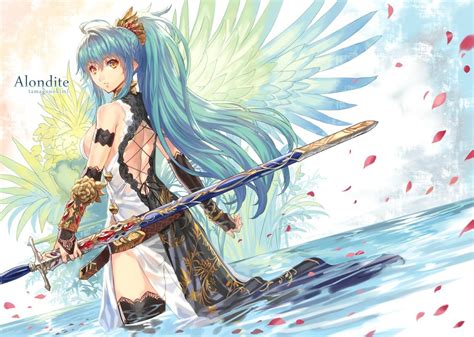 Image Anime Girl With Blue Hair 042301  The Legend
