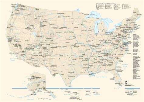 Map Of All Us National Parks National Parks Map Us Park National Parks