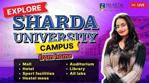 Sharda University Campus Tour 2023 Sharda University Campus Life