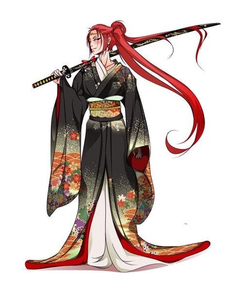 Swordsman Anime Female Samurai