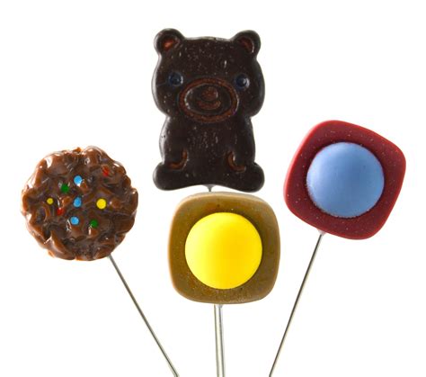 4 Chocolate Candy Pins Xl Etsy