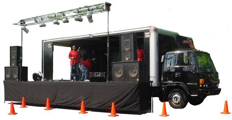 Mobile Music Stage Mobile Recording Studio Portable Stage Mobile Music