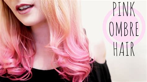 How To Get Pink Ombre Hair Youtube