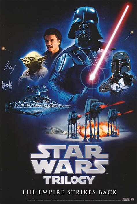 Ss6538077 Star Wars Trilogy The Empire Strikes Back Video Poster