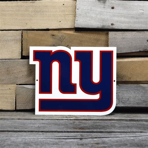 New York Giants 12 Steel Logo Sign