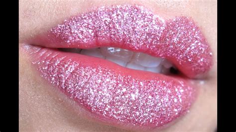 Pretty Pink Glitter Lips Youtube