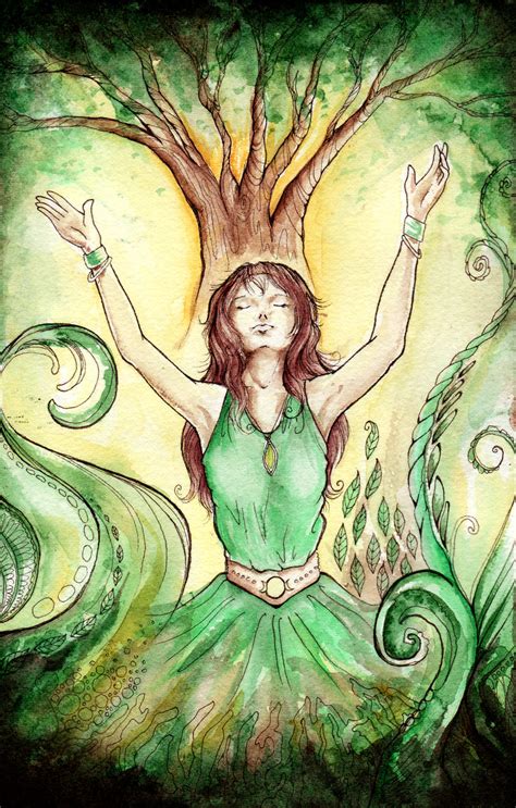 Earth Goddess By Starwoodarts On Deviantart