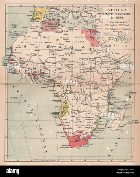 Africa Colonies Map Hi Res Stock Photography And Images Alamy