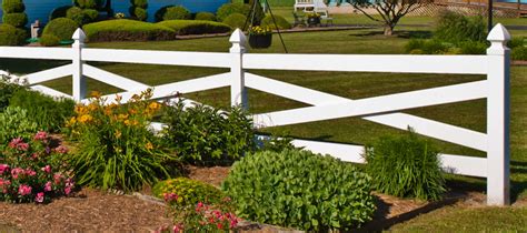 4 Rail Crossbuck Vinyl Fence Shoreline Vinyl Systems