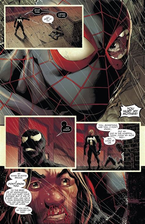 Venom Meets Spider Man Miles Morales Comicnewbies