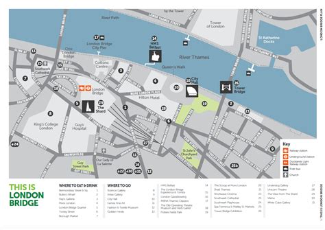 London Bridge Plan PDF Map 