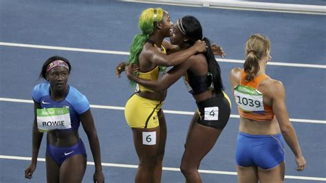 Olympics Rio 2016 Elaine Thompson Stuns Shelly Ann Fraser Pryce To Win 100m Rio 2016