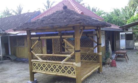 89 Foto Desain Rumah Gubuk Bambu Wajib Dicoba