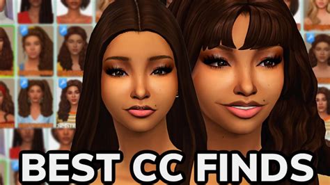 Best Cc Finds Sim 4 Custom Content Haul Maxis Match Cc Hair Haul