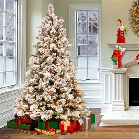Three Posts™ Snowy 75 Frosted Green Pine Artificial Christmas Tree