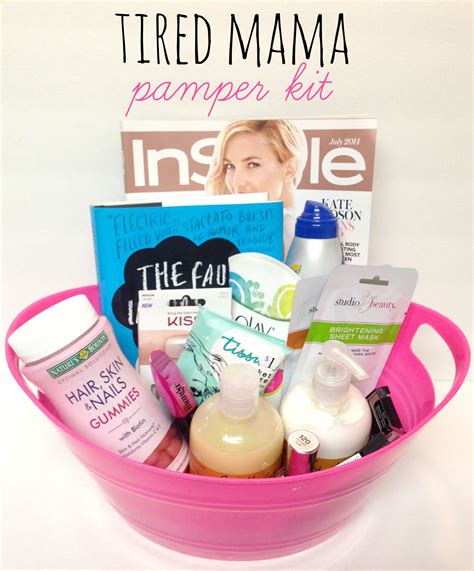 Birthday gift ideas new mom. Tired Mama Pamper Kit - Celebrating Women's Health with ...