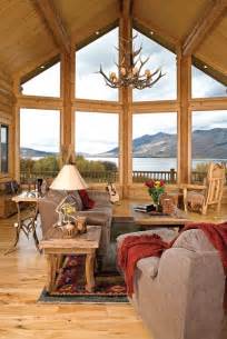Beautiful Rustic Cabin Log Cabin Interior Design Ideas Photos